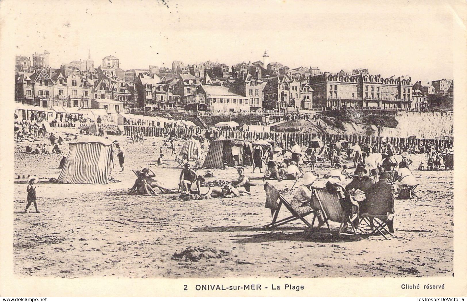 FRANCE - 80 - ONIVAL - La Plage - Carte Postale Animée - Onival