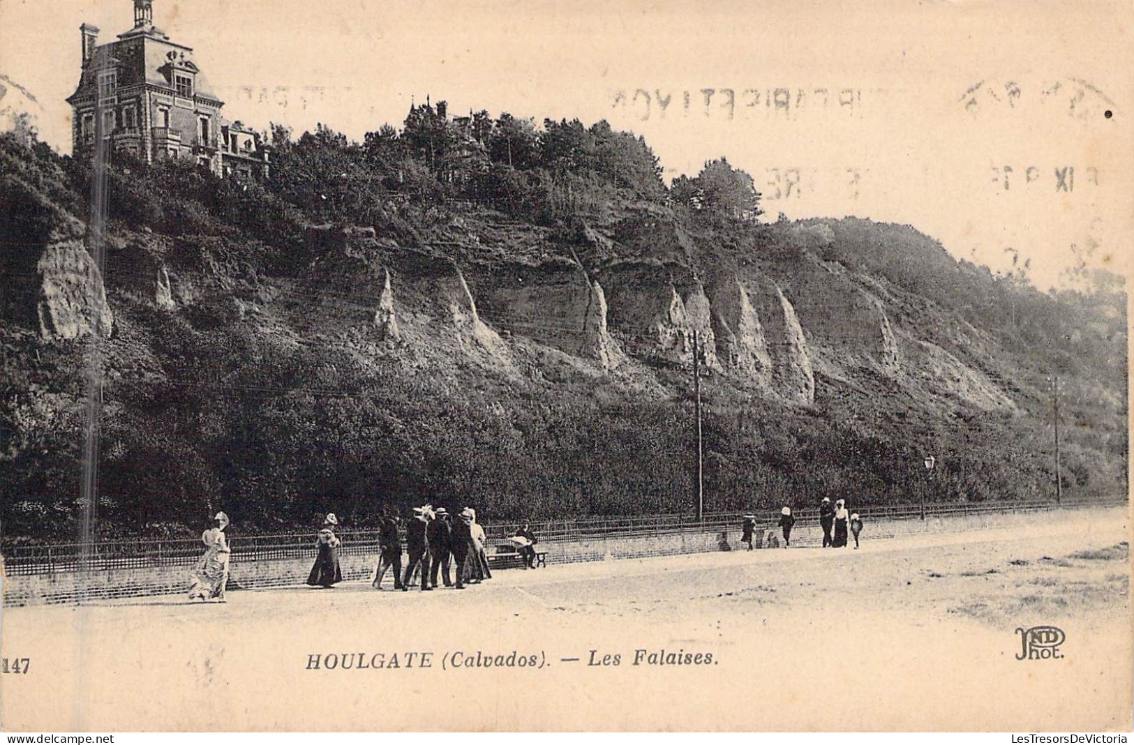 FRANCE - 14 - HOULGATE - Les Falaises - Carte Postale Ancienne - Houlgate