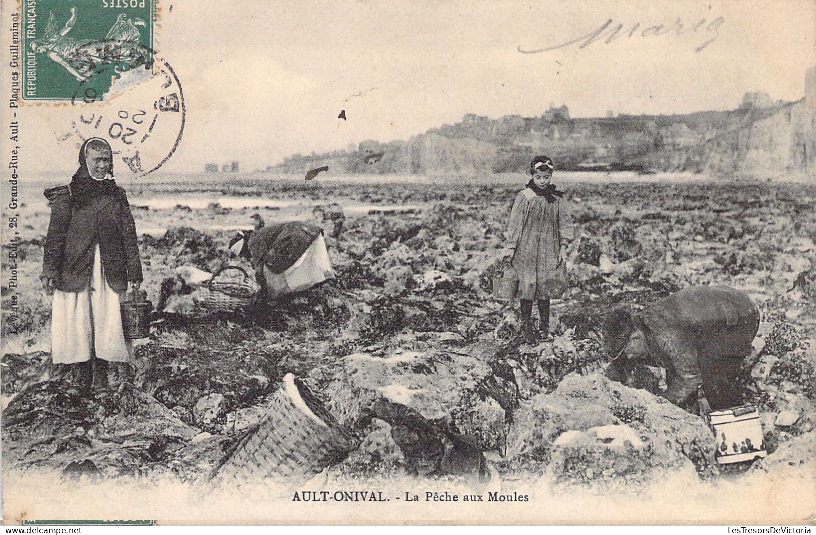 FRANCE - 80 - ONIVAL - La Pêche Aux Moules - Carte Postale Animée - Onival