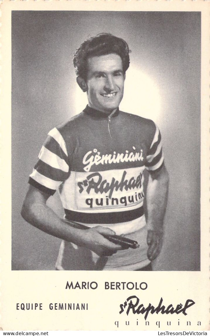 SPORT - Cyclisme - Mario BERTOLO - GEMINIANI - Carte Postale Animée - Radsport