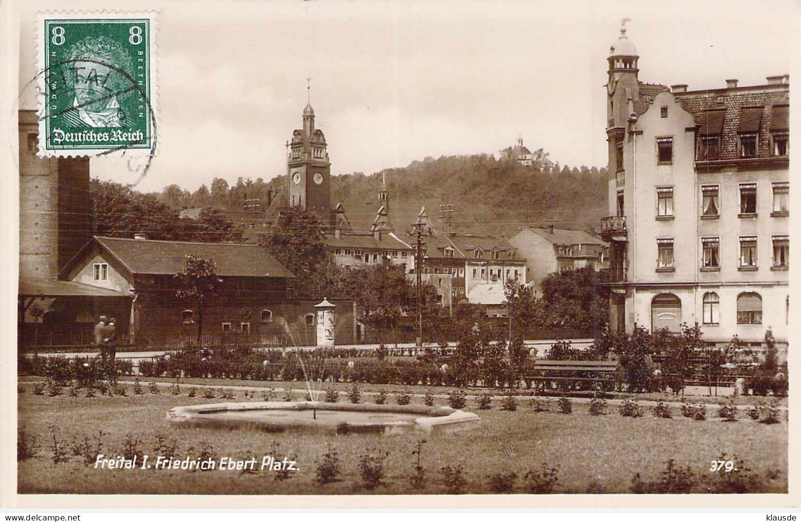 Freital - Friedrich Ebert Platz Gel.1928 - Freital