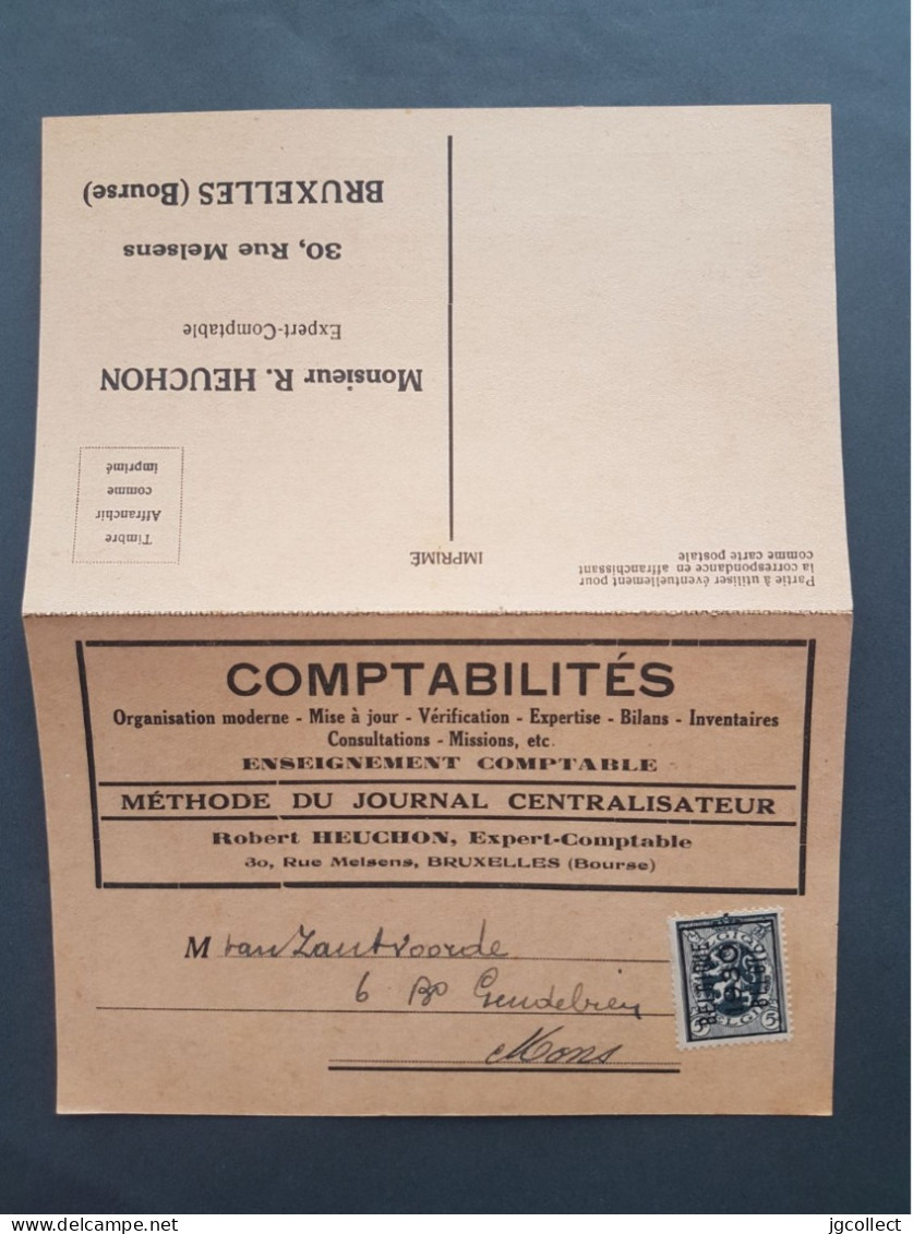 Typo 228A (Belgique 1930 België) 'Méthode Du Journal Centralisateur' - Typos 1929-37 (Lion Héraldique)