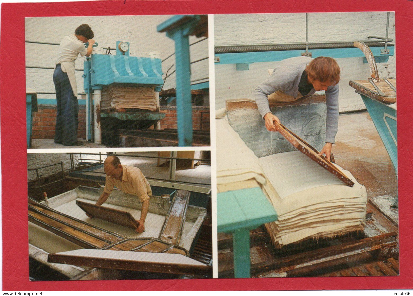 Wookey Hole Wells Somerset Making Paper By Hand In The Mill My Ref CPM N°11 - Wells