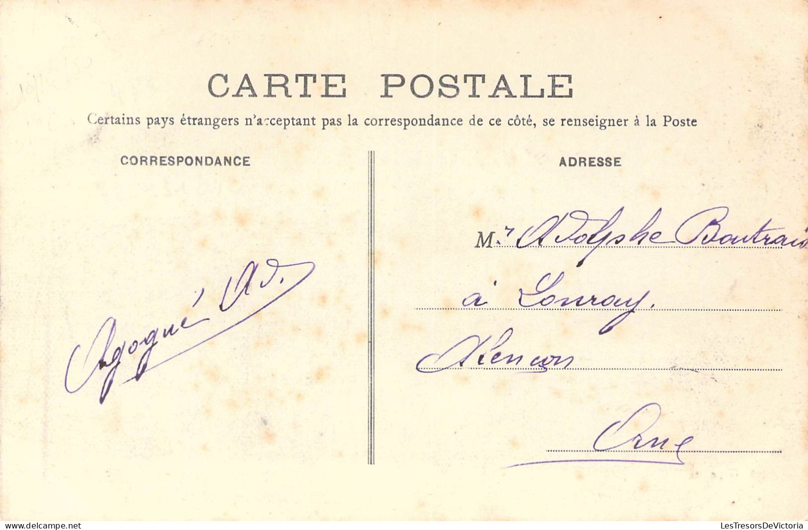 FRANCE - 78 - TRIEL - Yatcht Lebaudy De Passage à TRIEL - Edit A G - Carte Postale Ancienne - Triel Sur Seine