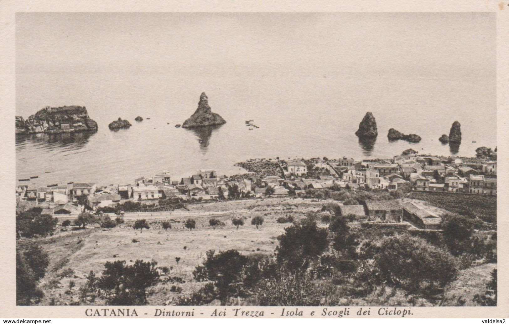 ACI TREZZA - DINTORNI DI ACIREALE E CATANIA - ISOLA LACHEA E SCOGLI DEI CICLOPI - 1933 - Acireale