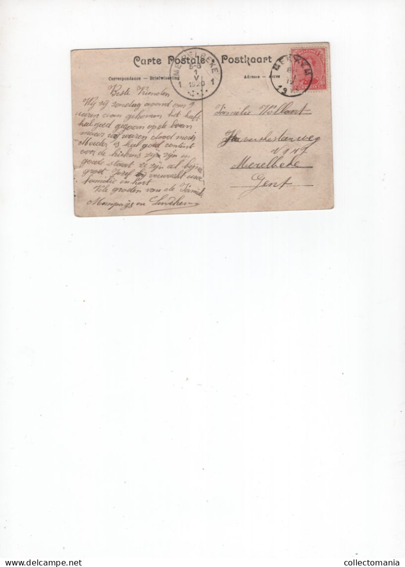 1 Oude Postkaart Merxem Merksem  Zandstraat  1920 - Meerhout