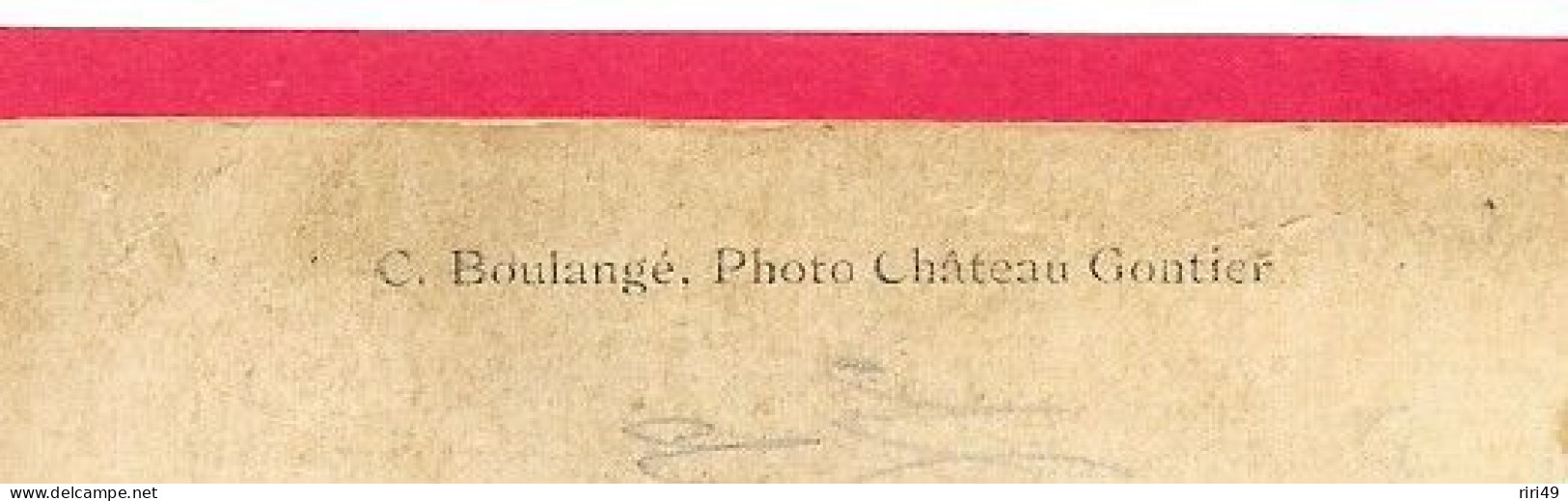 Cpa  166ème Régiment, 166e, Photographe C.Boulangé,  Photo Château Gontier, Dos Vierge, Voir Scannes Dos écrit - Personnages