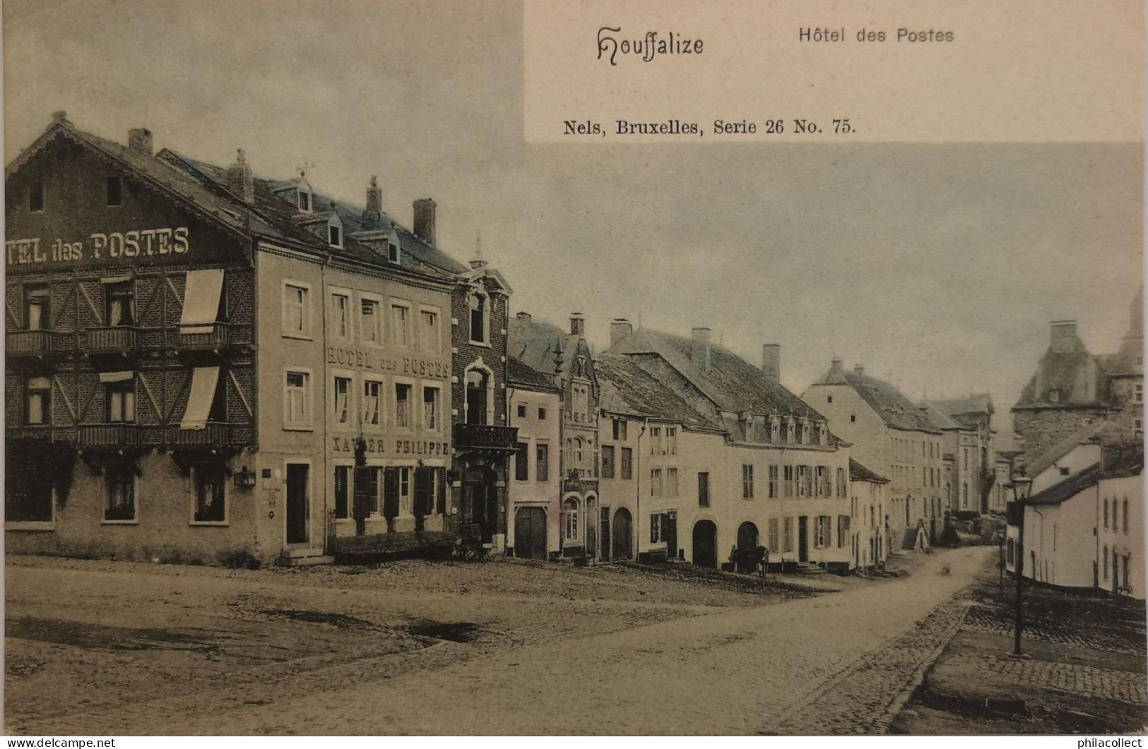 Houffalize // Hotel Des Postes Ca 1900 Nels S 26 No. 75 Rare - Houffalize