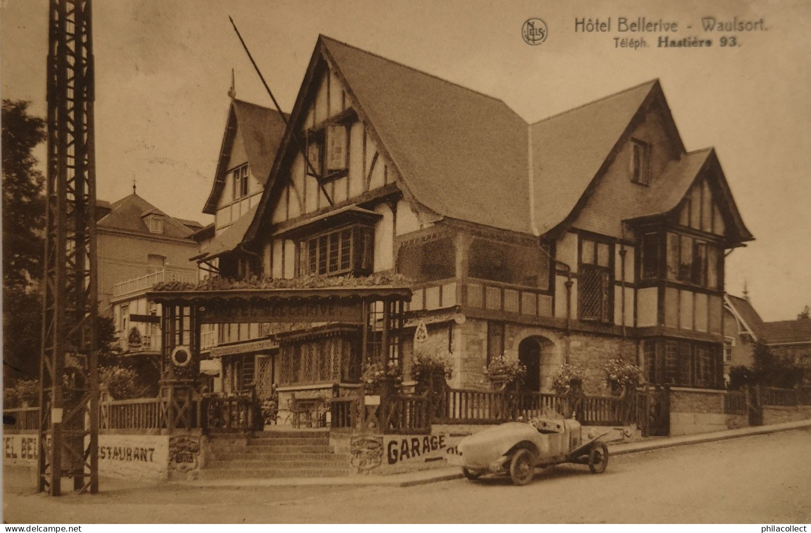 Waulsort (Hastiere) Hotel Bellerive (Automobile) 1931 - Hastiere