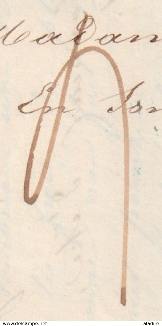 1844 - Lettre Pliée Avec Corresp De 3 P. De CONCHES, Eure Vers PARIS - Cad D'arrivée - Donation De Terrain - 1801-1848: Precursori XIX