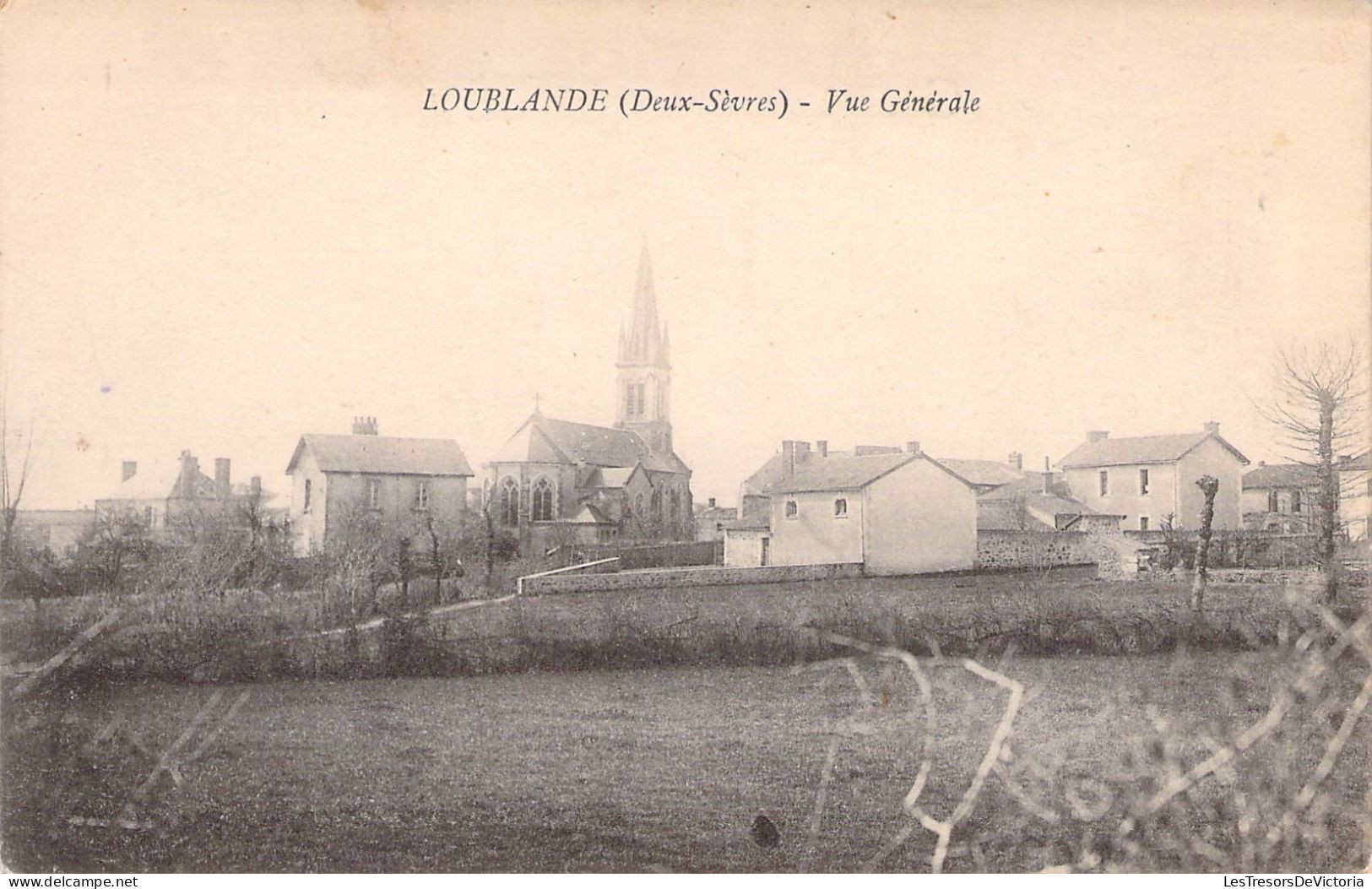 FRANCE - 79 - LOUBLANDE - Vue Générale - Carte Postale Ancienne - Otros & Sin Clasificación