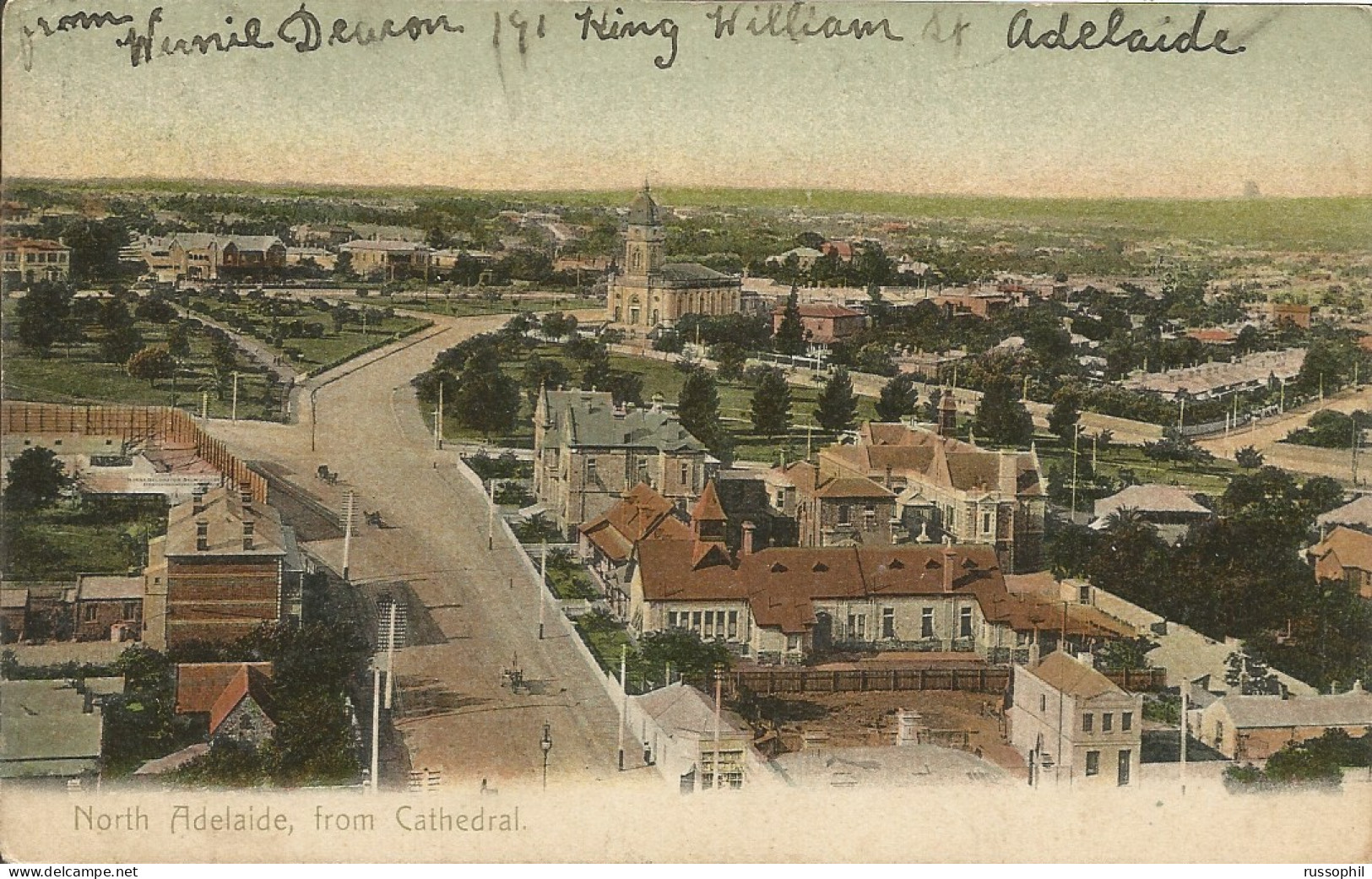 AUSTRALIA - SA - NORTH ADELAIDE, FROM CATHEDRAL - 1905 - Adelaide