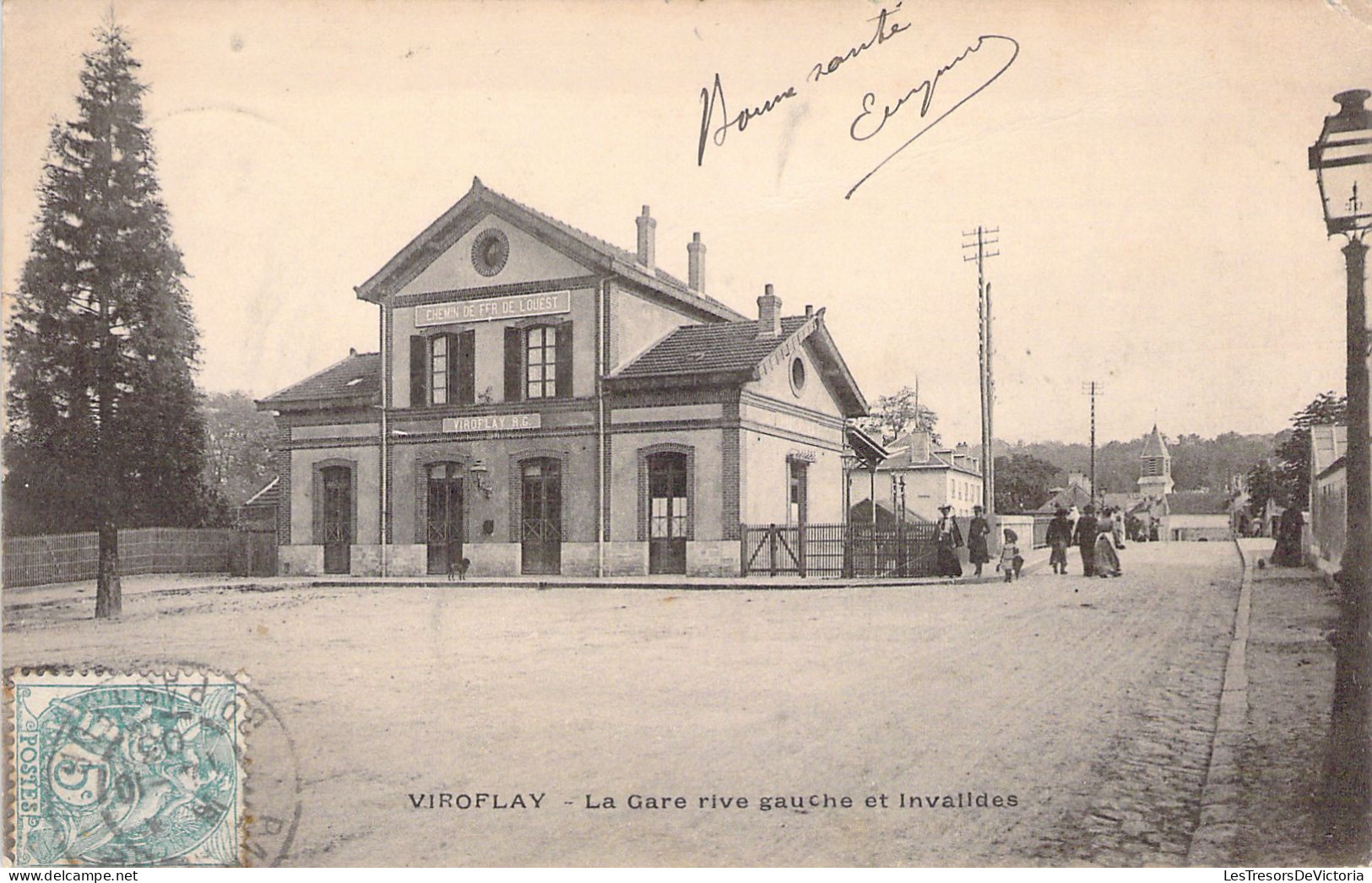 FRANCE - 78 - VIROFLAY - La Gare Rive Gauche Et Invalides - Carte Postale Ancienne - Viroflay