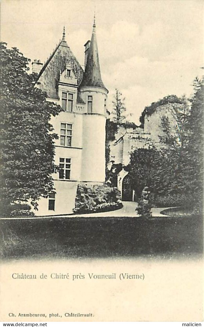 -dpts Div-ref-BH846- Vienne - Vouneuil - Château De Chitré - Châteaux - - Vouneuil Sous Biard