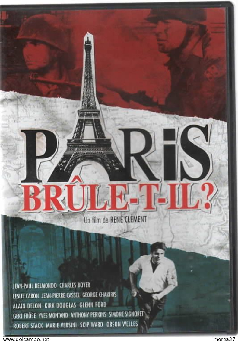 PARIS BRULE T'IL ?   Avec BELMONDO , DELON, KIRK DOUGLAS Etc...(Grosse Distribution D'acteur)  C40 - Klassiker