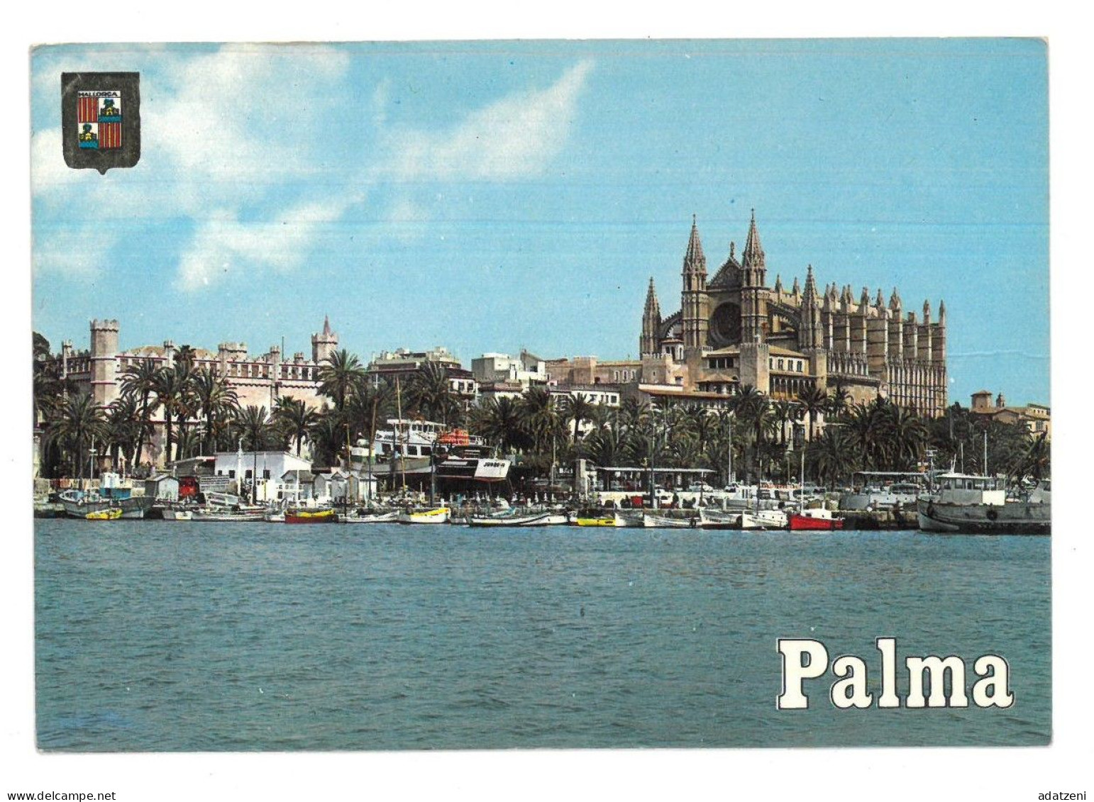 BR3810 Mallorca Palma Catedral Y La Lonja Viaggiata 1982 Verso Pescantina - La Palma