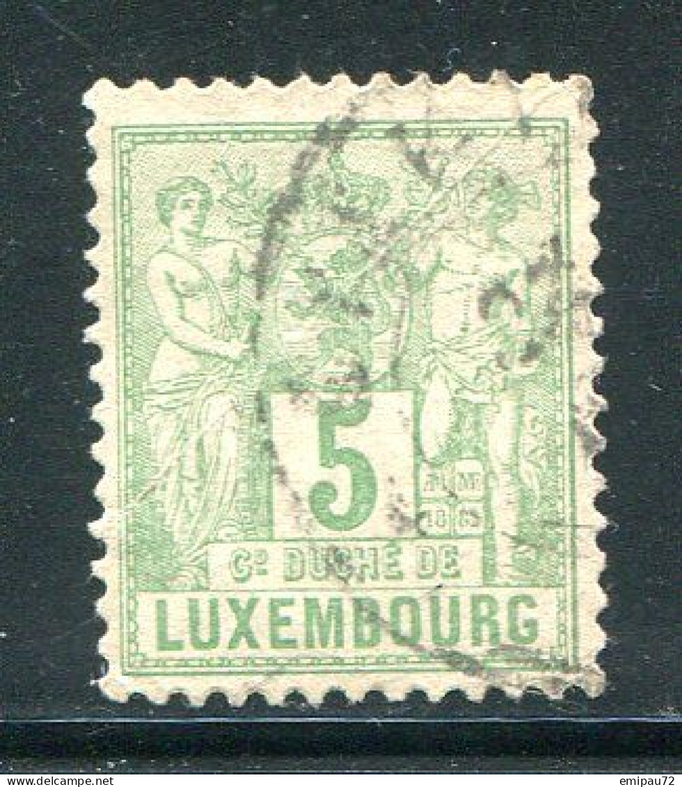 LUXEMBOURG- Y&T N°50- Oblitéré - 1882 Allégorie