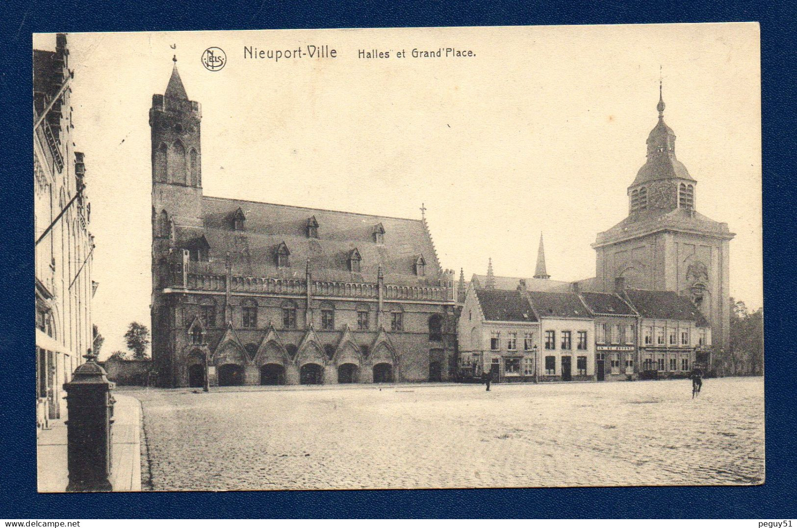 Nieuport - Ville. Les Halles Et La Grand' Place. Feldpost Der 53. Reserve Division. 1915 - Nieuwpoort