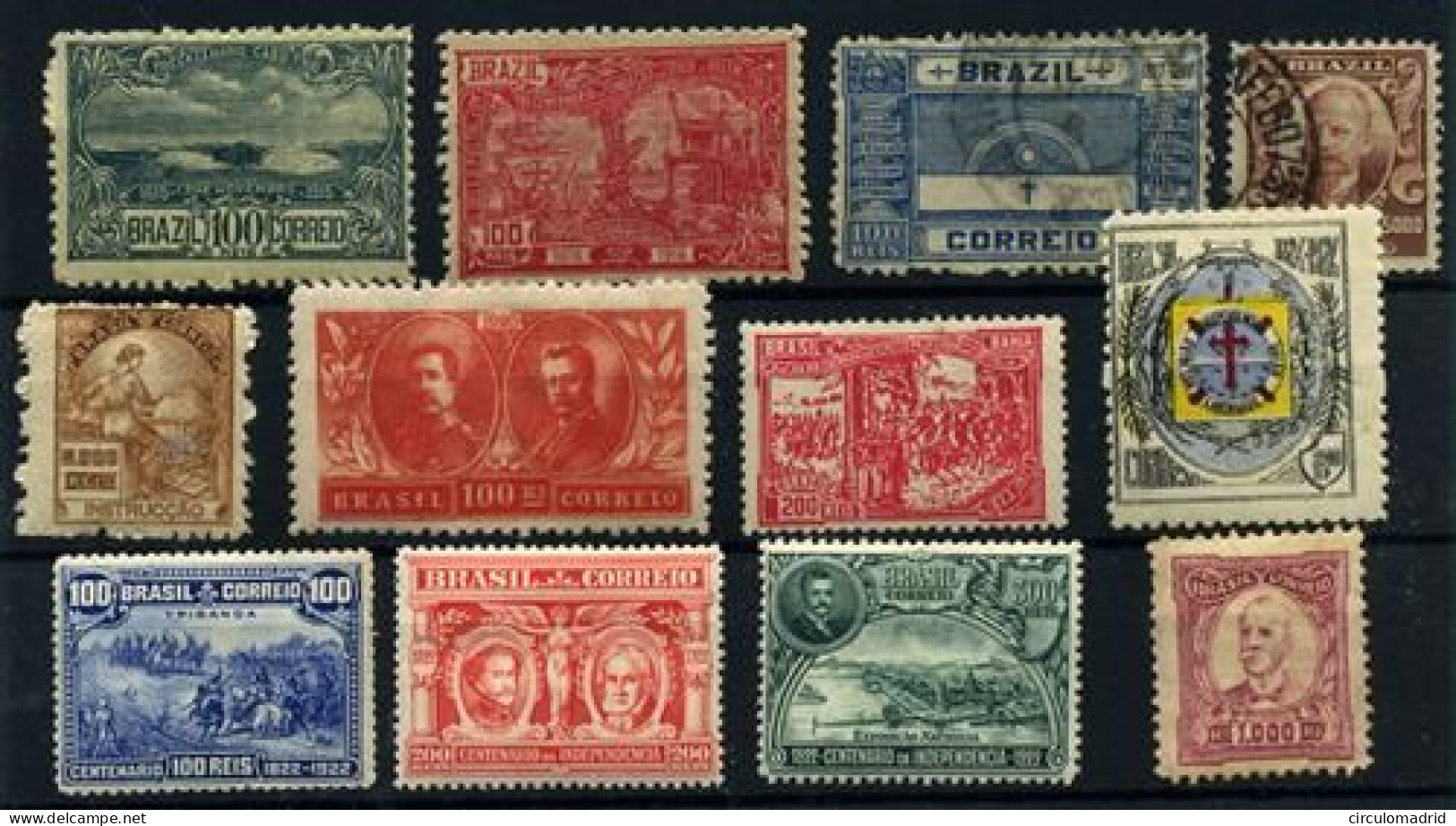 Brasil Nº 147/8, 149/50, 181/88. Año 1915/25. - Unused Stamps