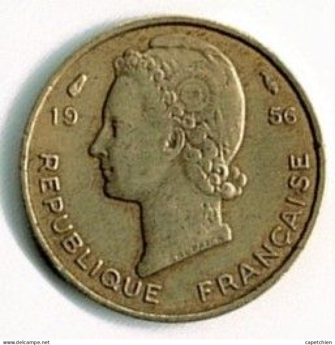 AFRIQUE OCCIDENTALE FRANCAISE / 5 FRANCS / 1956 - Frans-West-Afrika