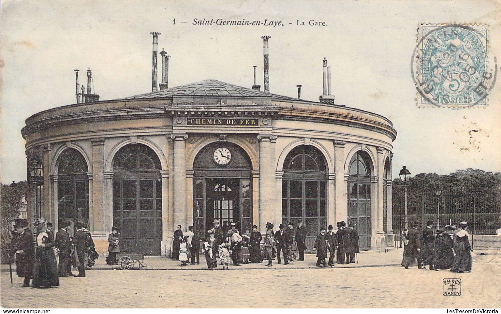 FRANCE - 78 - ST GERMAIN EN LAYE - La Gare - Carte Postale Ancienne - St. Germain En Laye