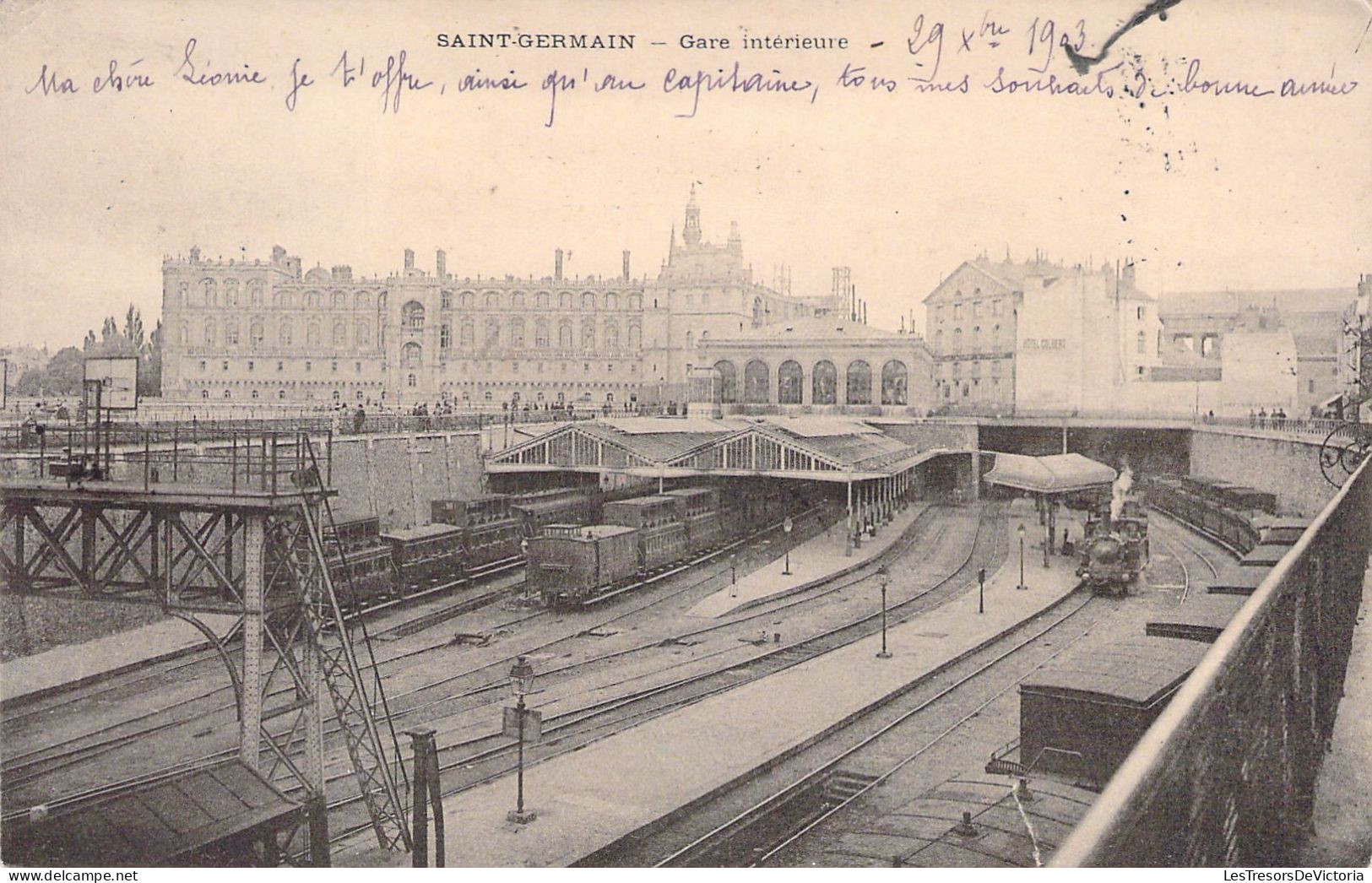 FRANCE - 78 - SAINT GERMAIN - Gare Intérieure - Carte Postale Ancienne - St. Germain En Laye