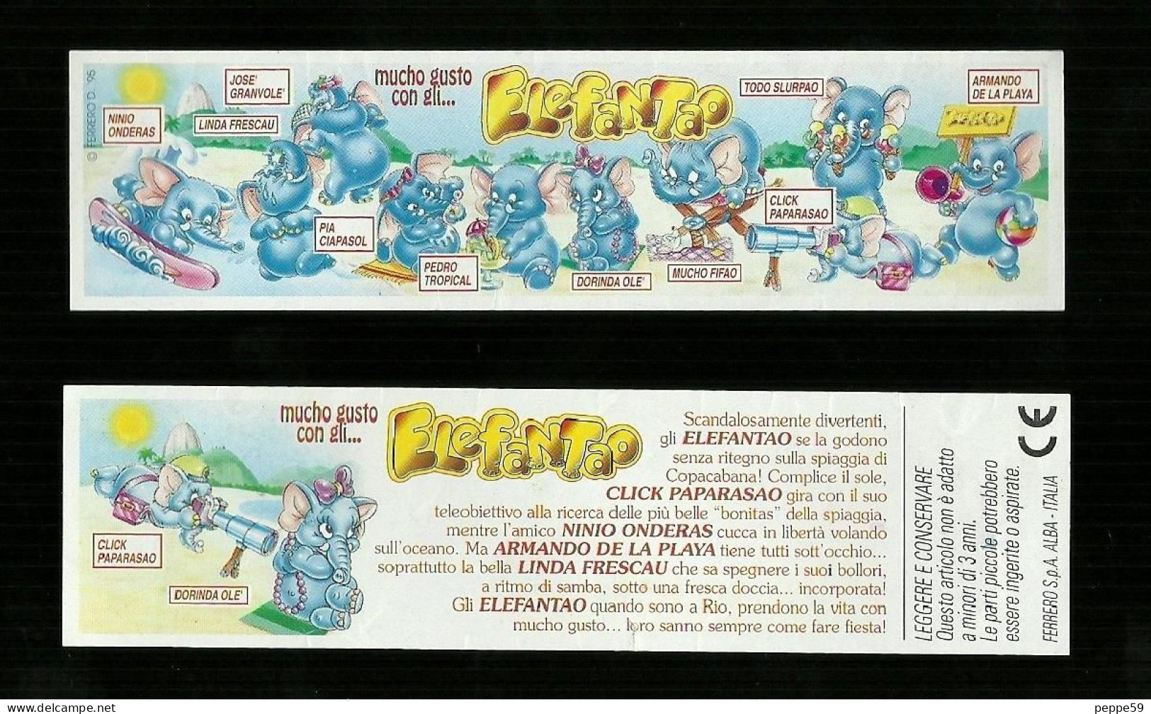 Kinder Ferrero BPZ - Cartina Elefantao - Instructions