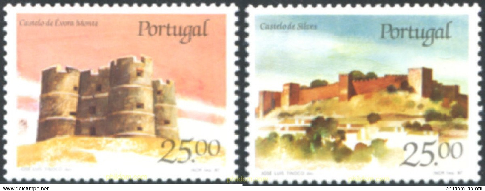 2044 MNH PORTUGAL 1987 CASTILLOS DE PORTUGAL - Châteaux