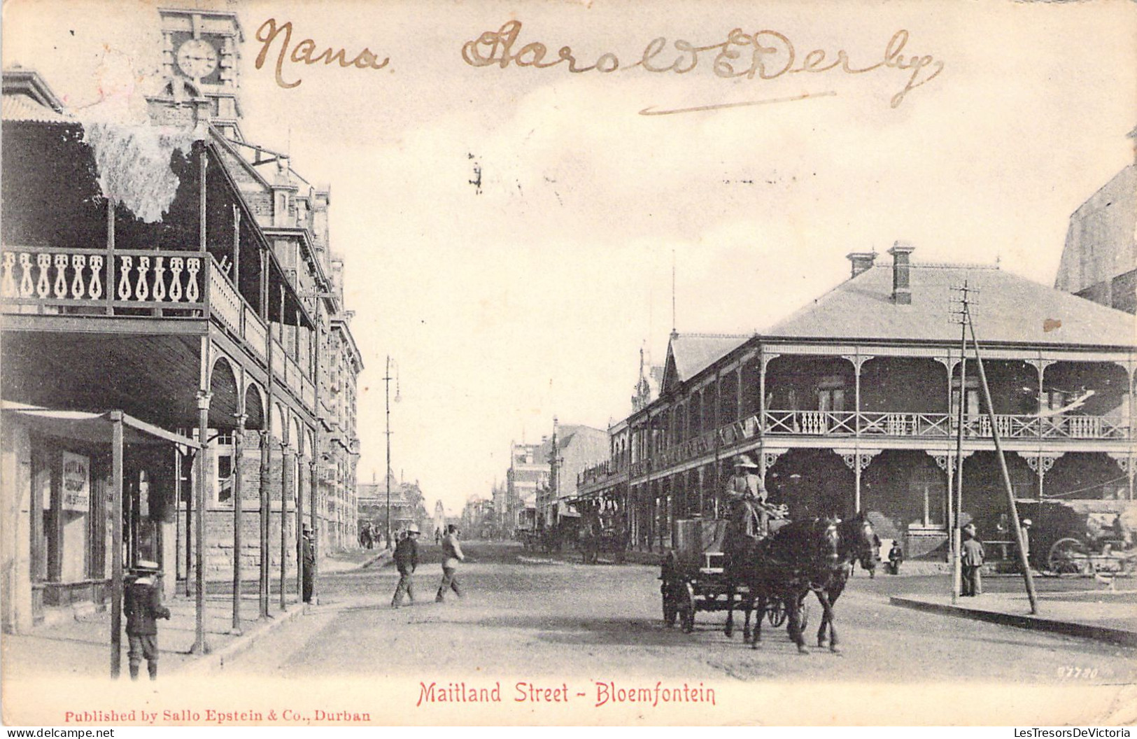 AFRIQUE DU SUD - Maitland Street - Bloemfontein - Carte Postale Ancienne - Zuid-Afrika