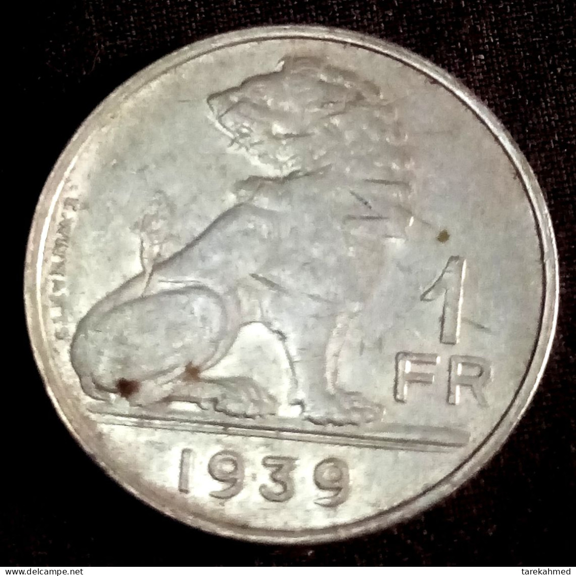 Belgique, Franc, 1939, TTB+, Nickel, KM:119 , Agouz - 1 Frank