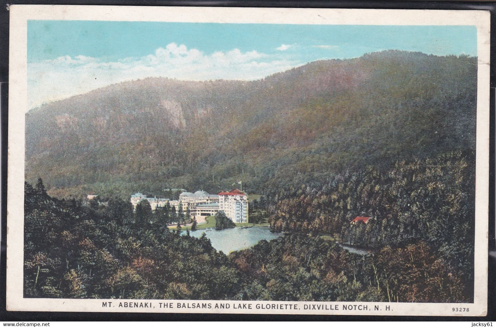 MT . Abenaki, The Balsams And Lake Gloriette, Dixville Notch, N. H. - White Mountains