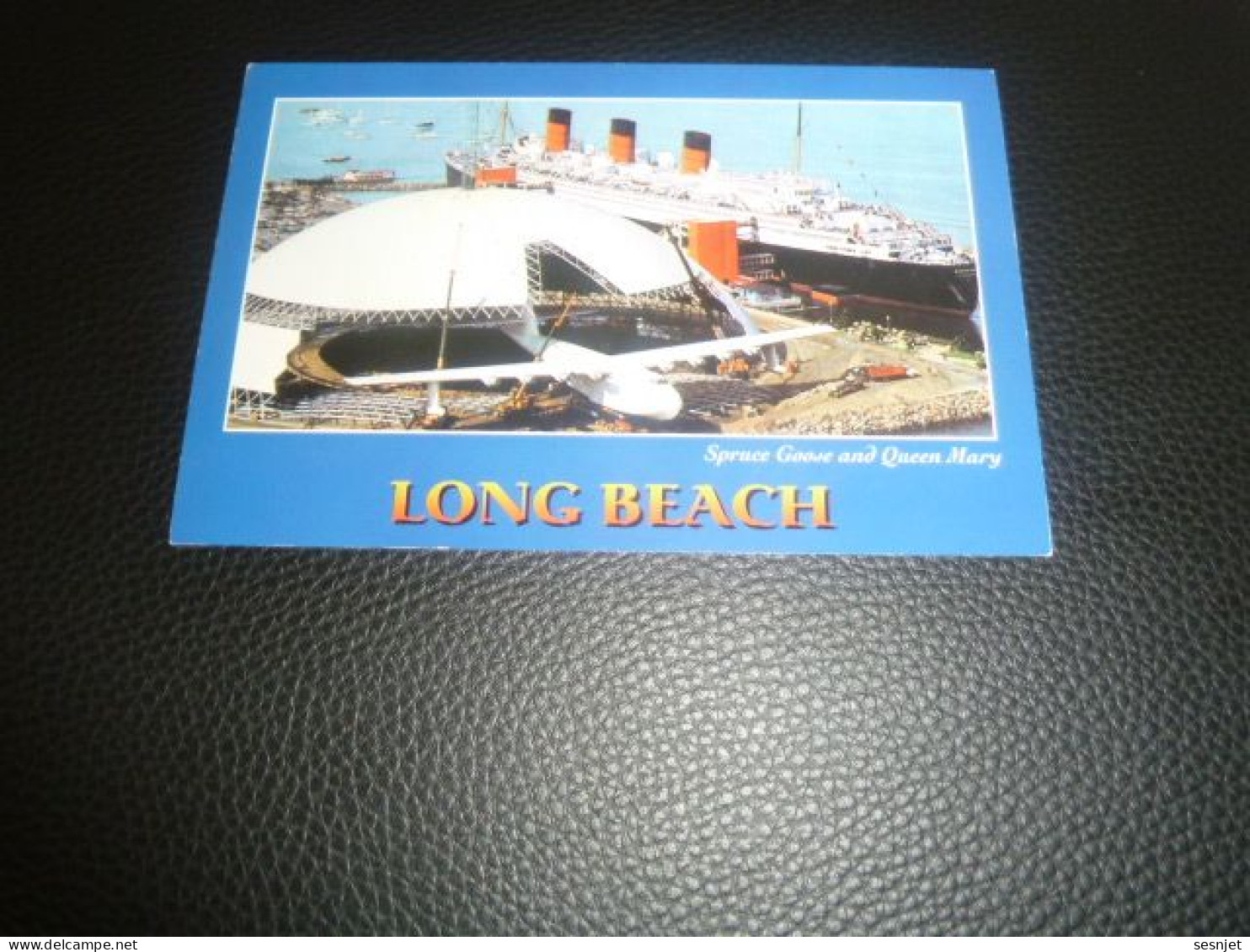 Long Beach - The Spuce Goose And The Queen Mary - Mla-317 - Editions Majestic - Année 1982 - - Long Beach