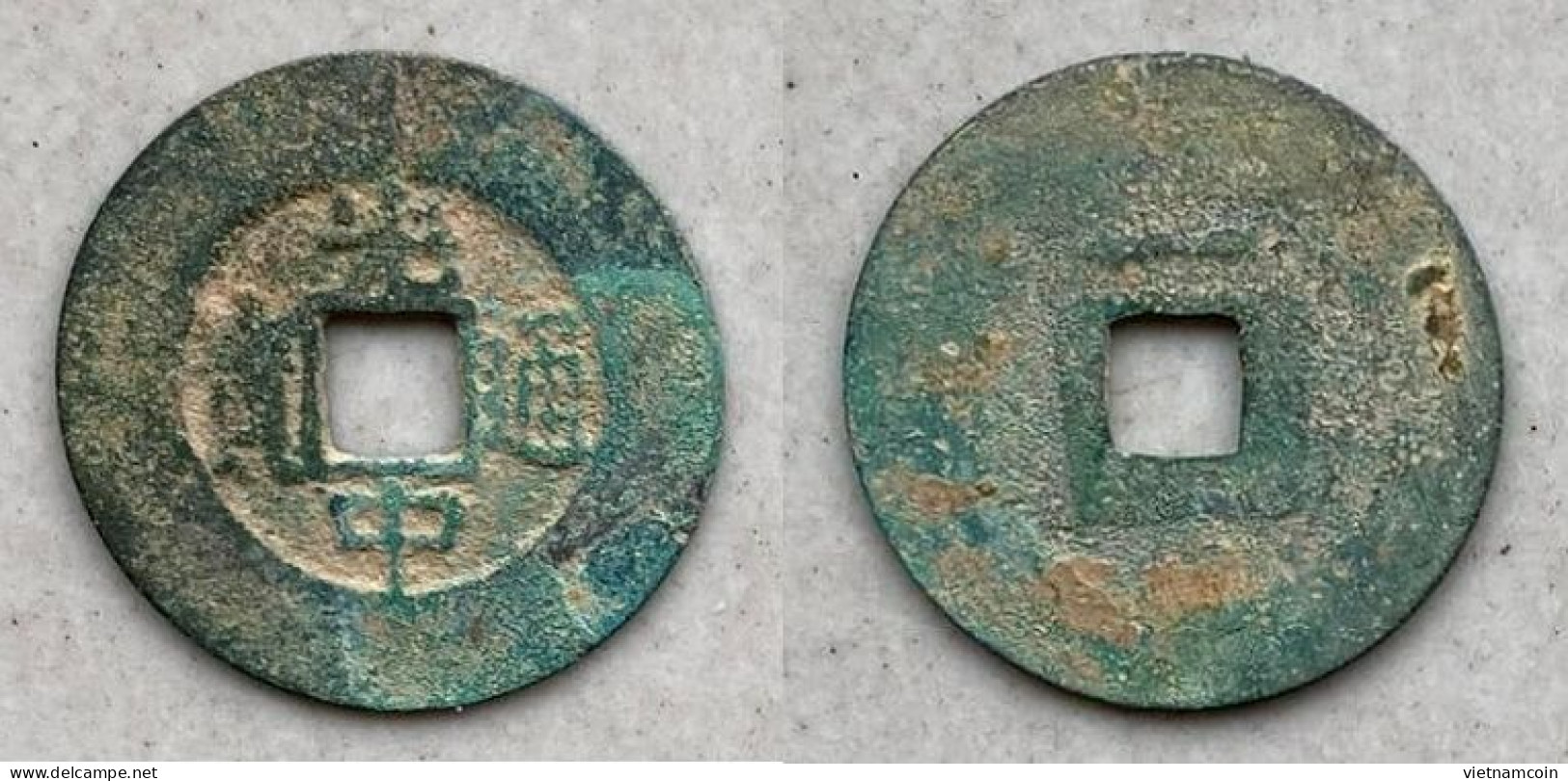 Ancient Annam Coin Quang Trung Thong Bao (1788-1792) Revers Above ONE - Viêt-Nam