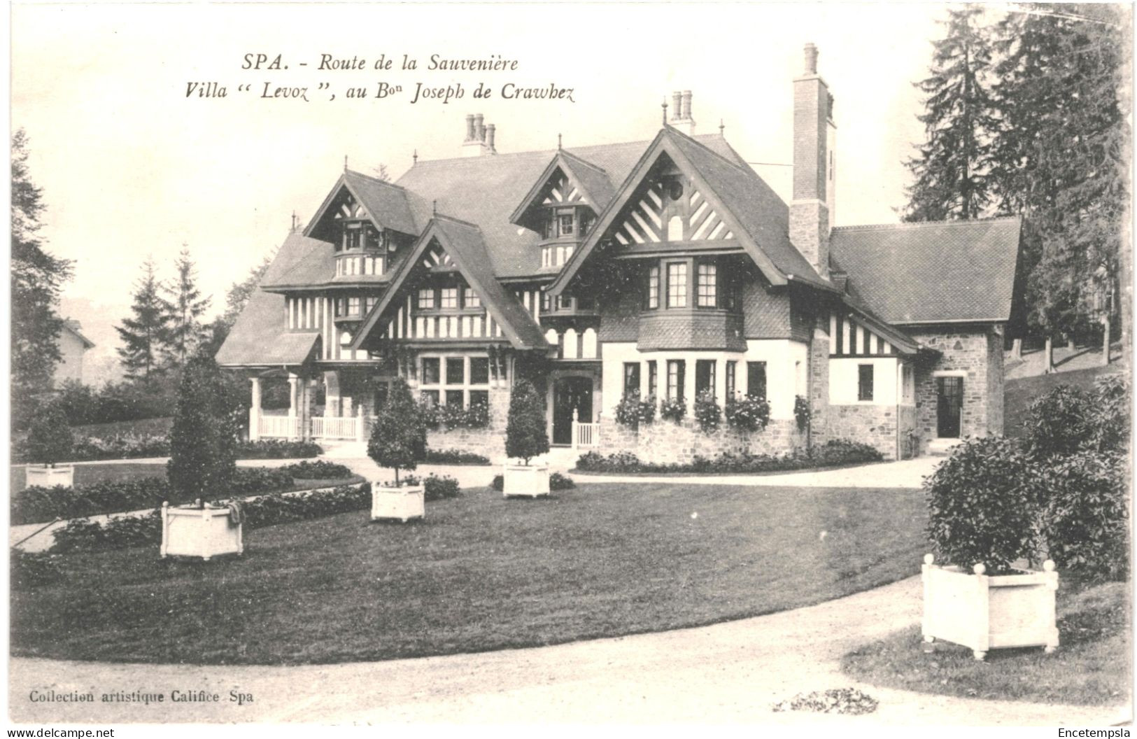 CPA Carte Postale Belgique Spa Route De La Sauvenière Villa Levoz  VM65281ok - Spa