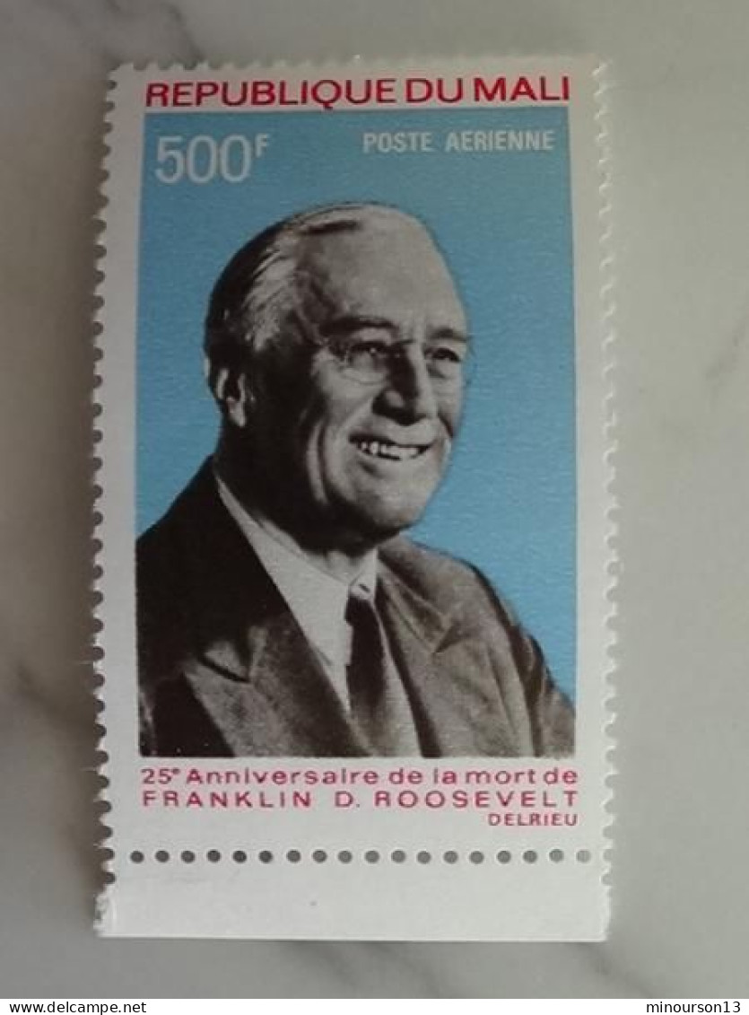 MALI 1970 Y&T P.A. N° 88 ** - 25e ANNIV. DE LA MORT DE FRANKLIN ROOSEVELT - Mali (1959-...)