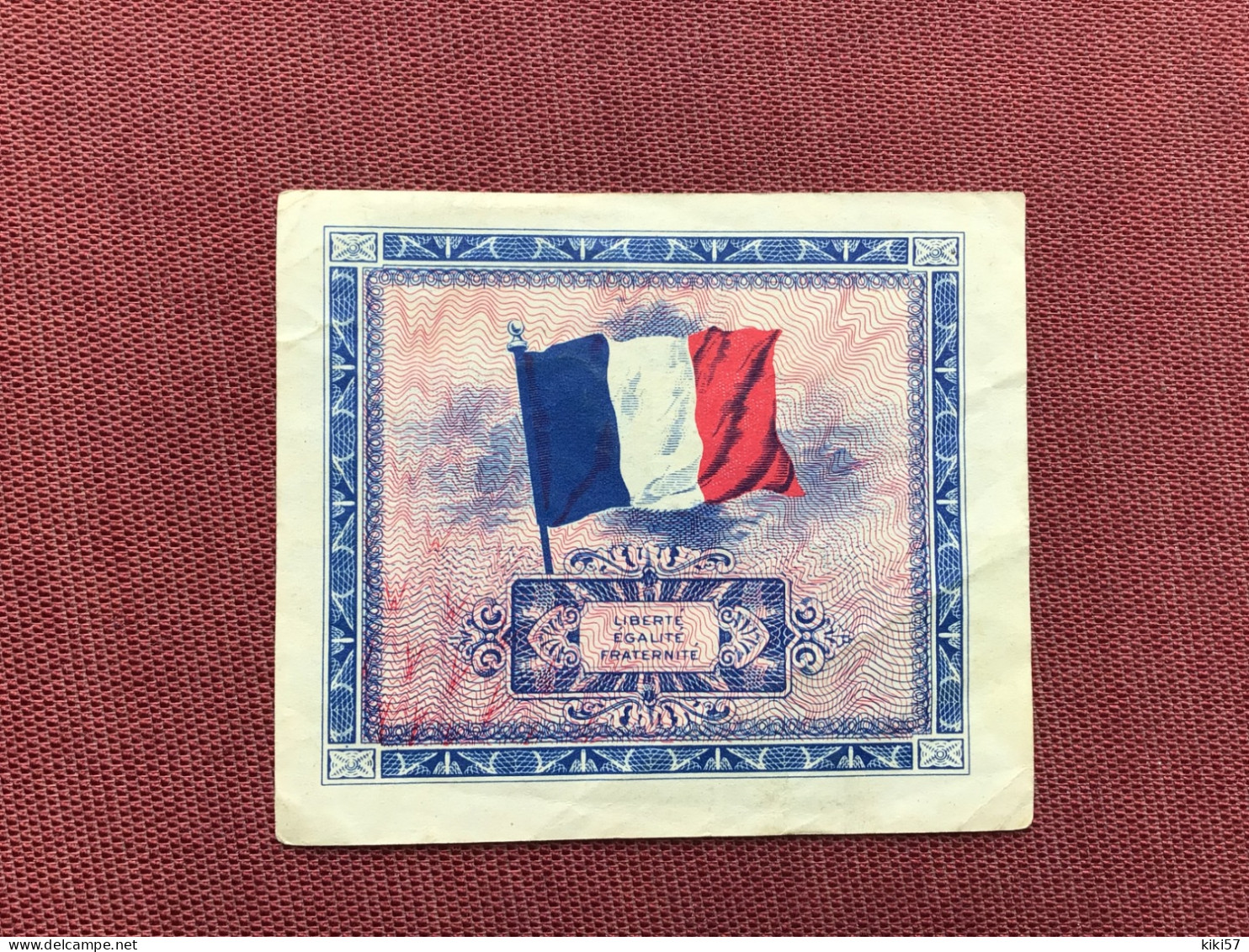 FRANCE Billet 2 Frs France Drapeau - 1944 Flag/France