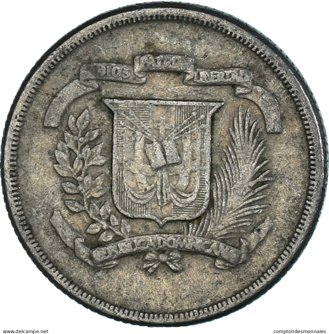 Monnaie, République Dominicaine, 10 Centavos, 1980 - Dominicaine
