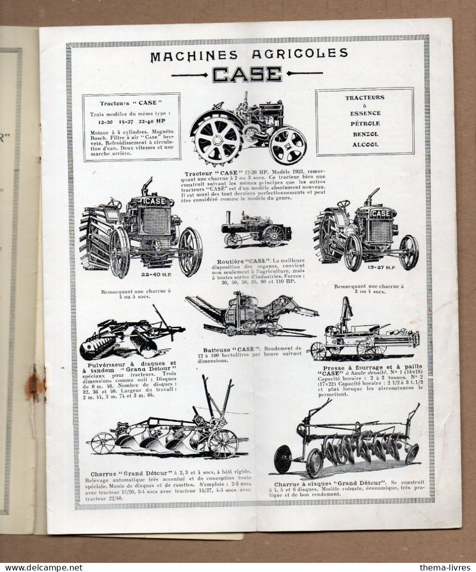 (machines Agricoles)  Catalogue Et Commentaires    CASE   (PPP41443) - Tractores