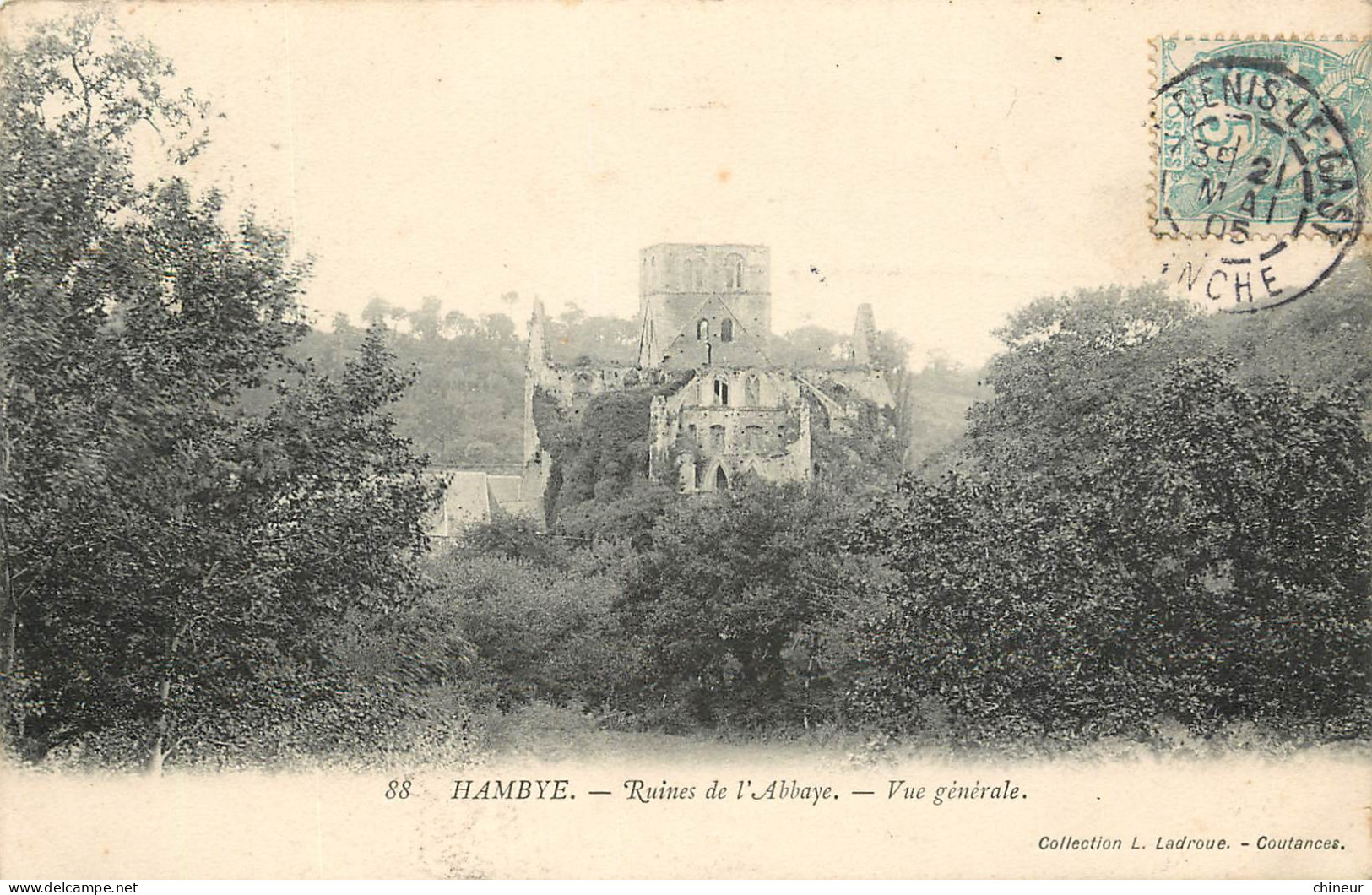 HAMBYE RUINES DE L'ABBAYE VUE GENERALE - Autres & Non Classés