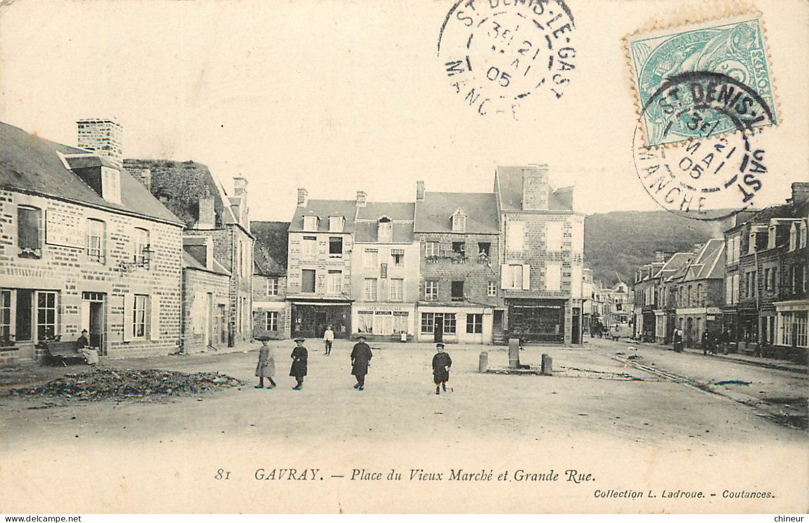 GAVRAY PLACE DU VIEUX MARCHE ET GRANDE RUE - Autres & Non Classés