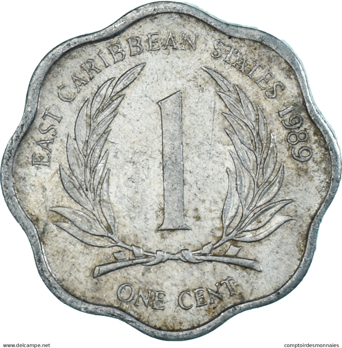 Monnaie, Etats Des Caraibes Orientales, Cent, 1989 - Caraïbes Orientales (Etats Des)