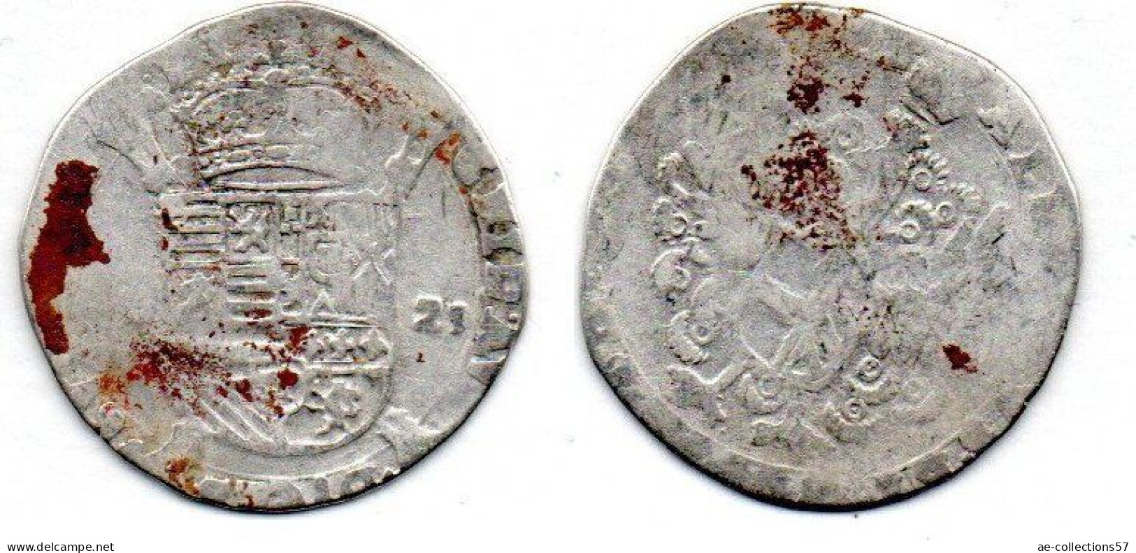 MA 21342 / Pays Bas Espagnol Escalin 1621 Tournai B - Monnaies Provinciales