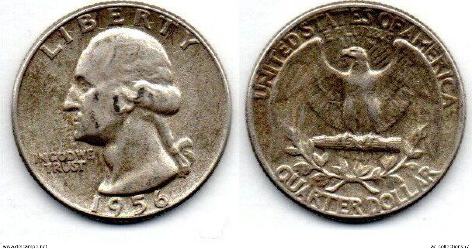 MA 21353 / USA 1/4 Dollar 1956 TTB - 1932-1998: Washington