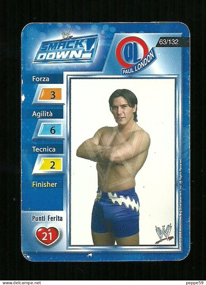 Figurina Wrestling - Card  63-132 - Tarjetas