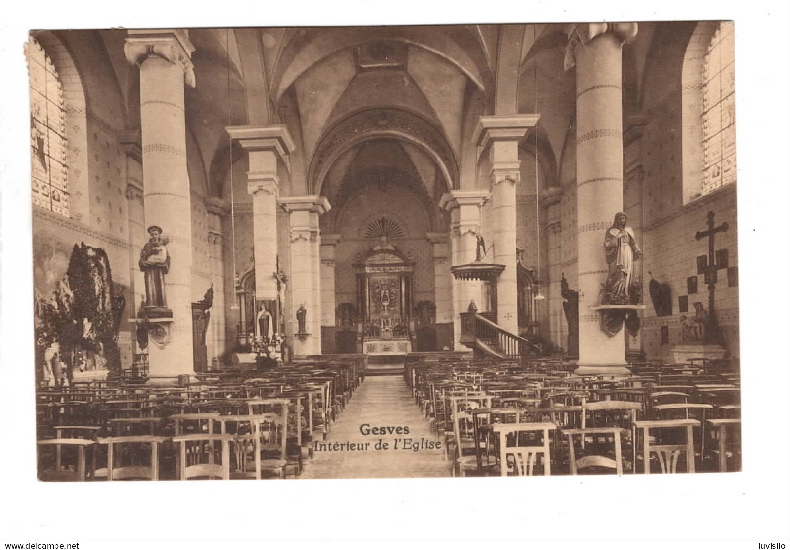 Gesves Intérieur De L'Eglise - Gesves