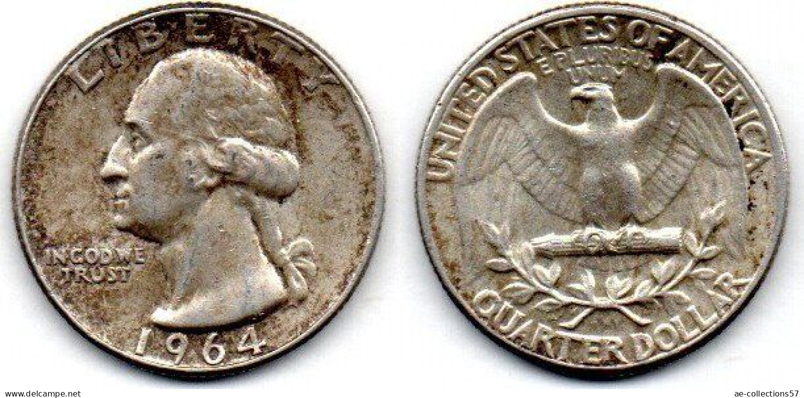 MA 21359 / USA 1/4 Dollar 1964 TTB - 1932-1998: Washington