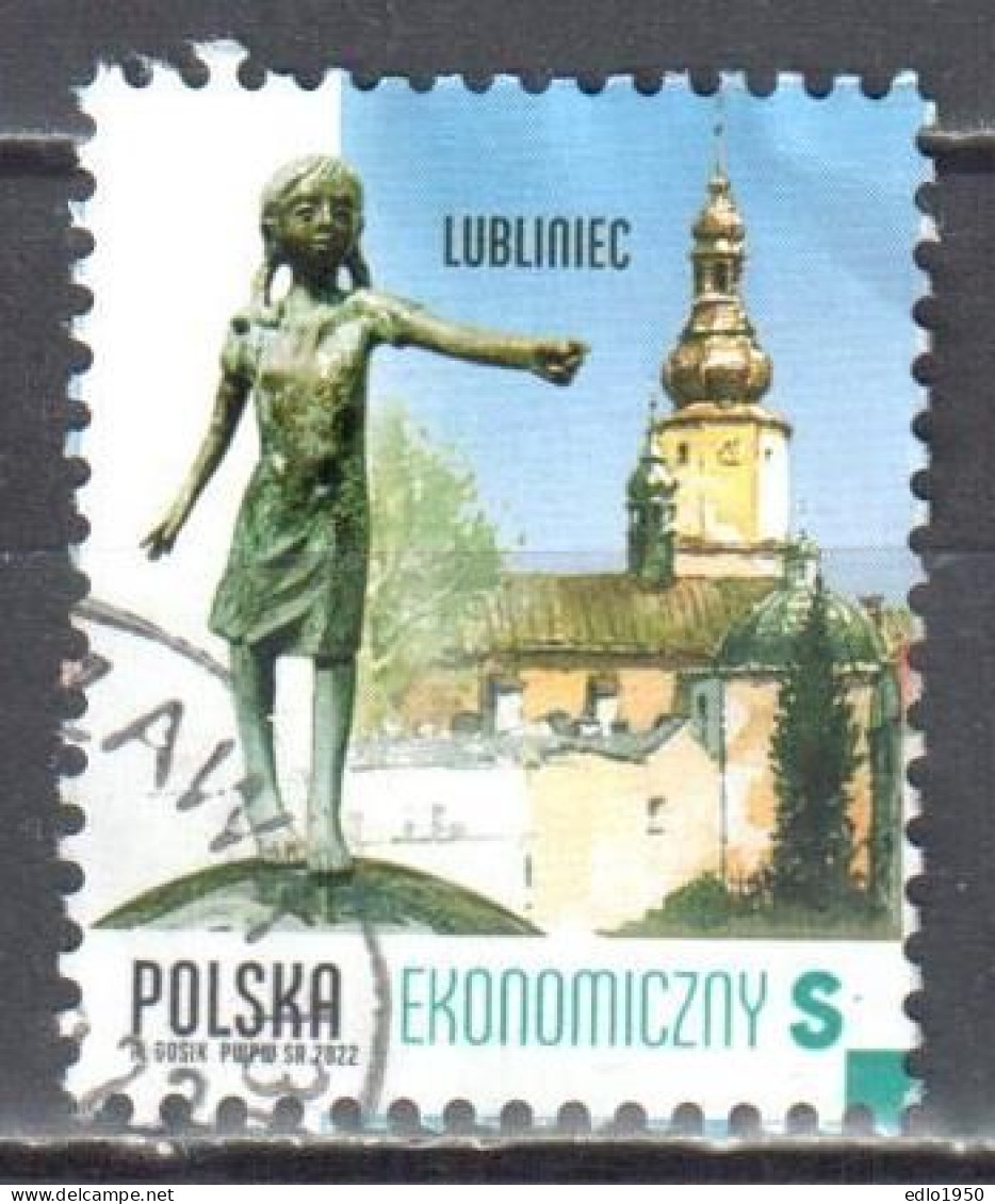 Poland 2022 Polish Cities - Lubliniec - Used - Used Stamps