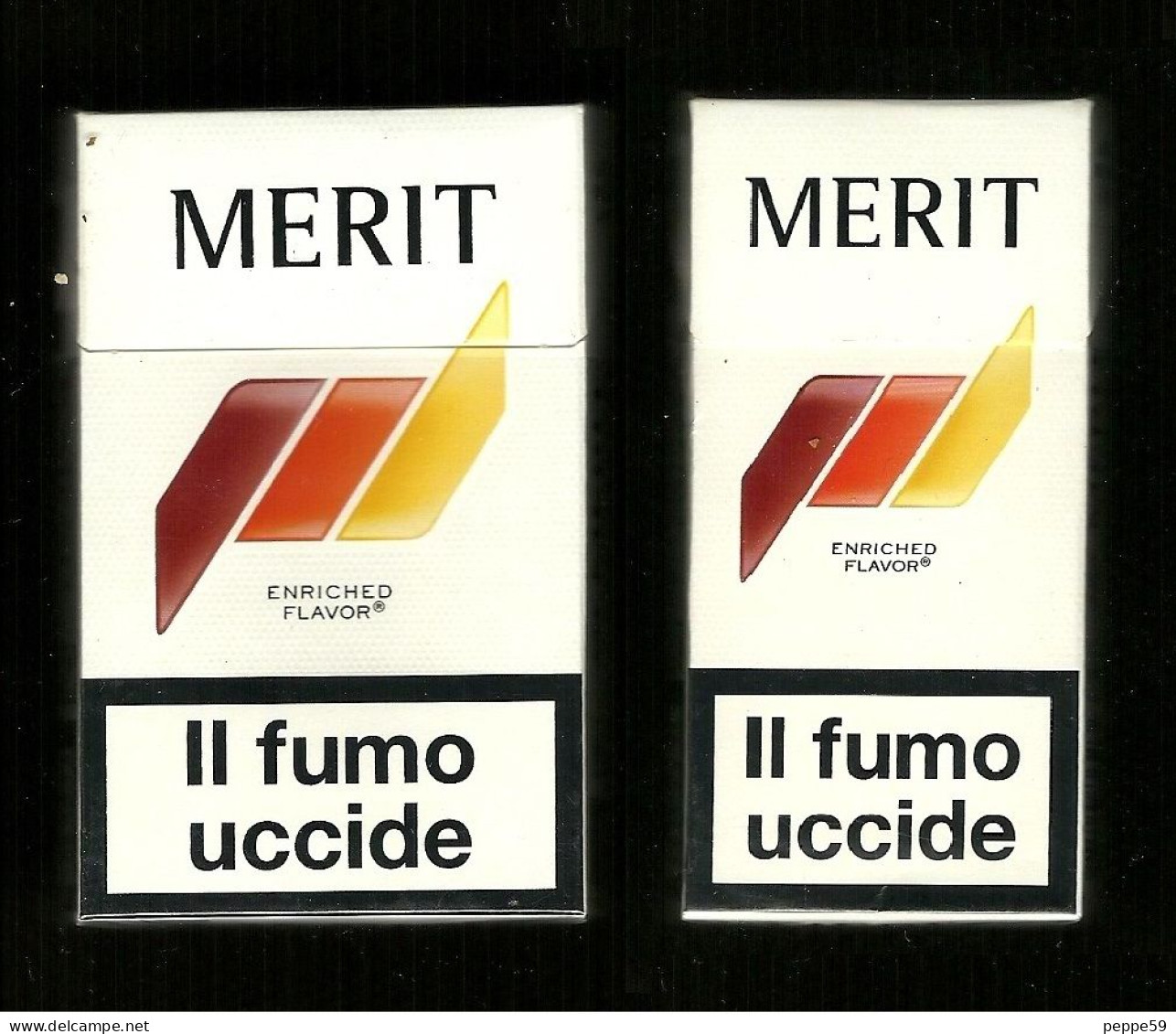 Pacchetti Di Sigarette ( Vuoti ) - Merit Da 10 E 20 Pezzi - Etuis à Cigarettes Vides
