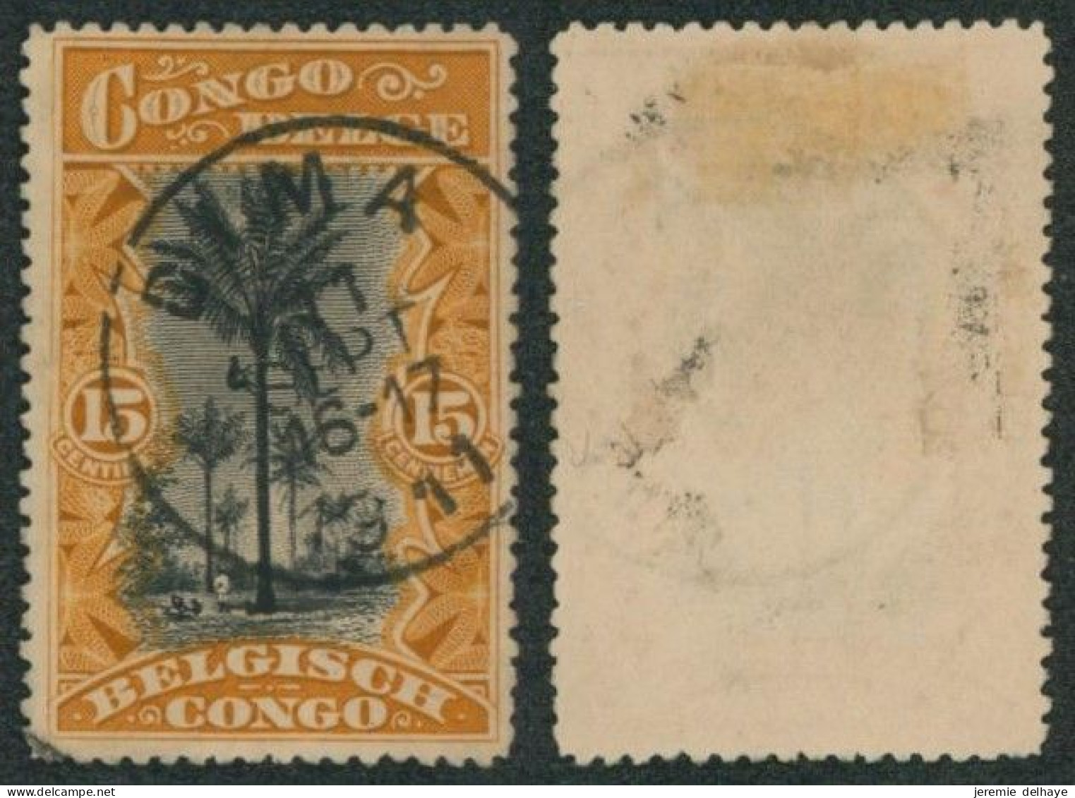 Congo Belge - Mols : N°56 Obl Simple Cercle "Dima" (1911) - Briefe U. Dokumente