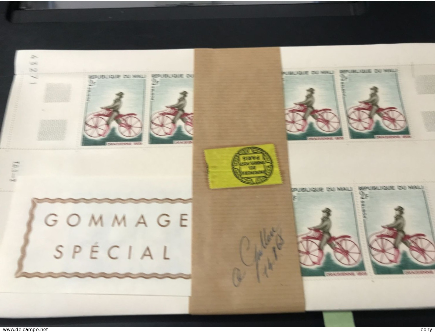 100  FEUILLETS De 10 TIMBRES Du MALI  Avec  " GOMMAGE SPECIAL"  NEUFS**  NUMEROTES  - 9 AOUT 1968 - Lots & Kiloware (min. 1000 Stück)